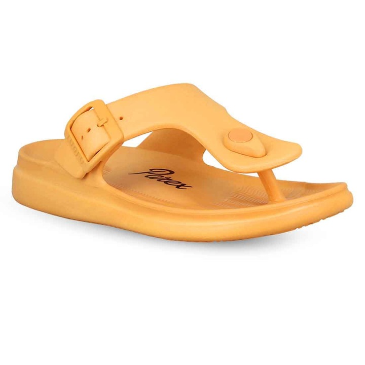 Slapi de dama cu bara in T de la PAREX din Plastic / Gel - Portocaliu