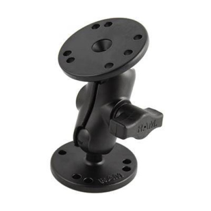 Brat suport, pentru masina, Ram Mounts, Aluminiu, 9.5 cm, cu doua capete B de 1", Negru, RAM-B-101U-A