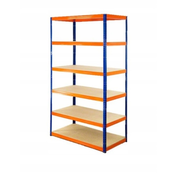 Wamar Sosenka, Tárolópolc, Fém, 196x180x45 cm, Többszínű