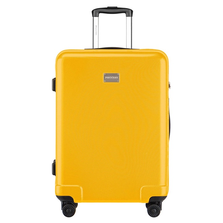 Пътна чанта, Puccini, ABS, Жълто, Черно