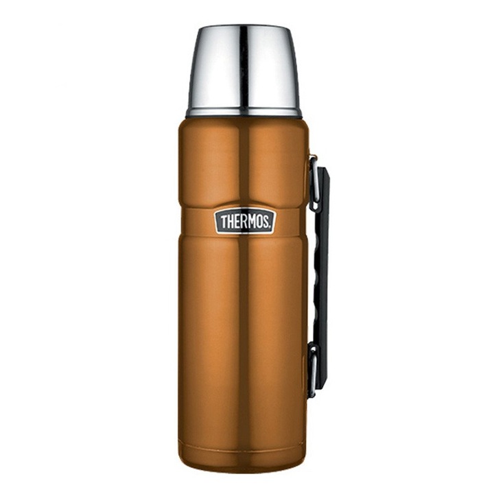 Termos cu maner, Thermos, Inox, 1.2 L Portocaliu