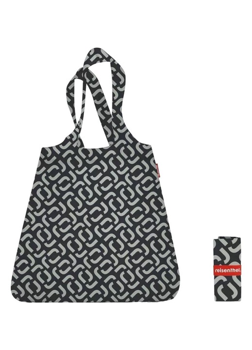 Sacosa pentru cumparaturi, Reisenthel, Poliester, 43.5 x 60 x 7 cm, Negru