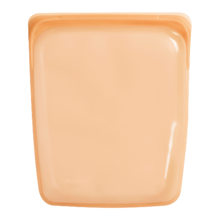 Újrafelhasználható táska, Stasher, Szilikon, Narancssárga