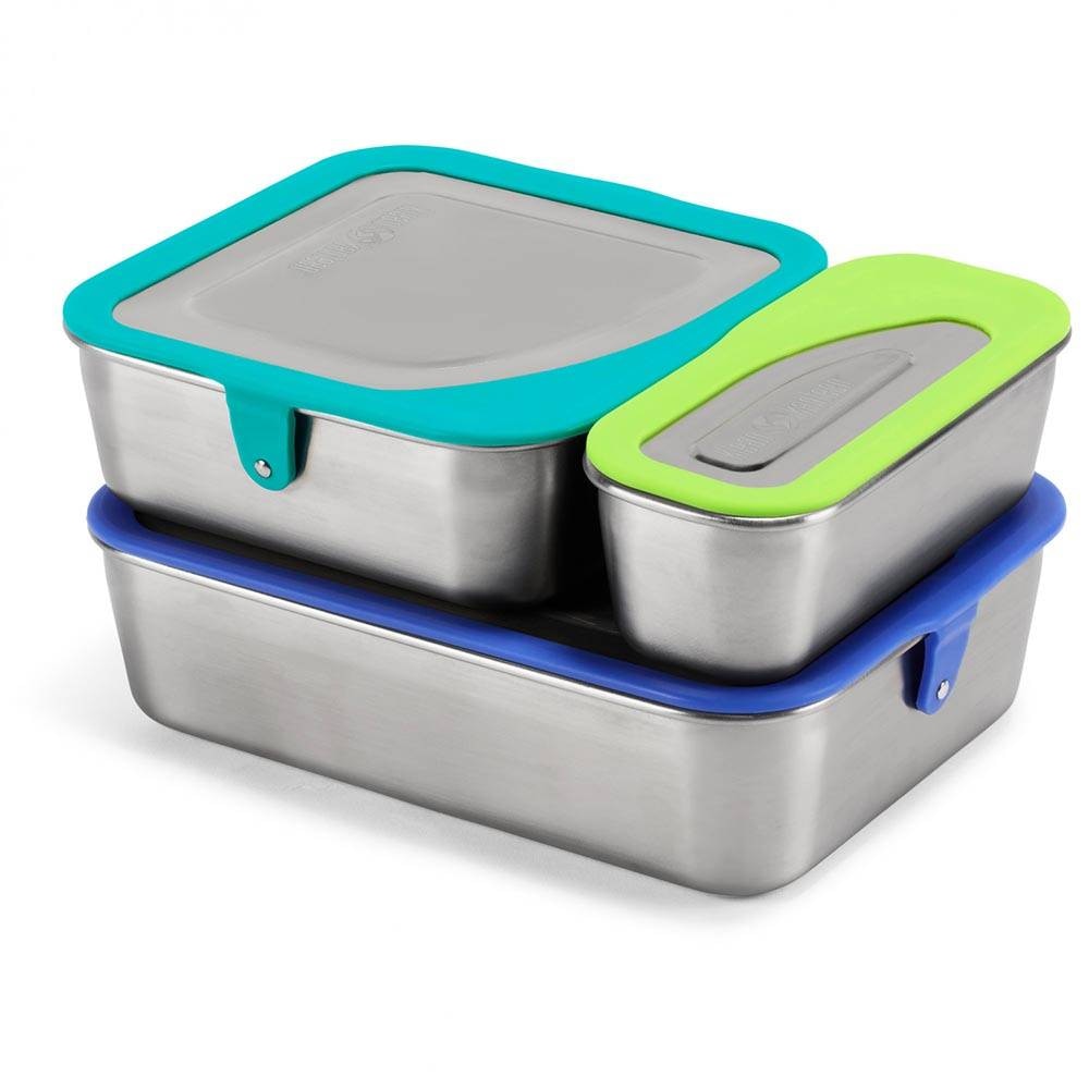 Set 3 cutii de pranz, Klean Kanteen, Inox, Multicolor - eMAG.ro