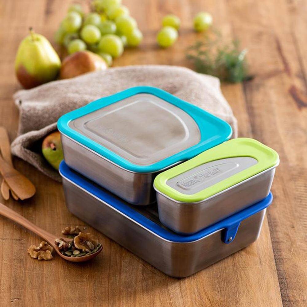 CUNE×Klean Kanteen Set 3 cutii de pranz, Klean Kanteen, Inox, Multicolor - eMAG.ro