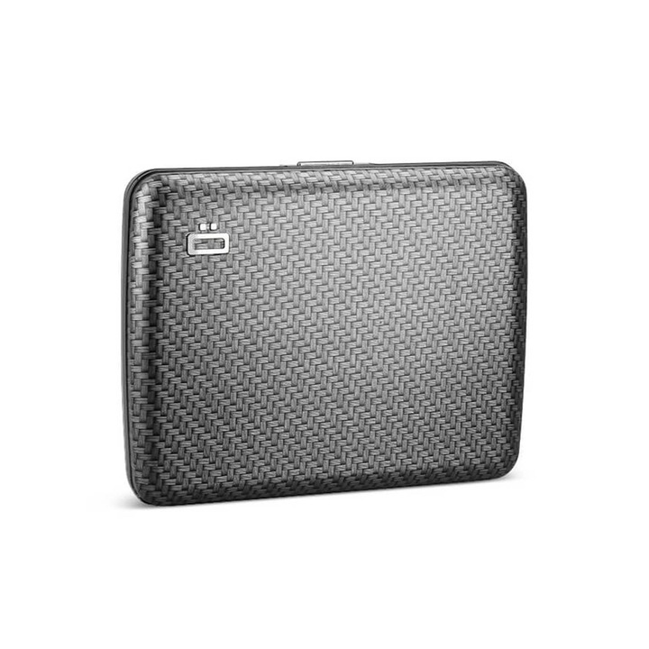 Ogon Designs Smart Case V2 nagyméretű RFID kártya pénztárca - szén