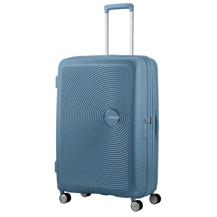 Geanta voiaj, American Tourister, ABS, Albastru