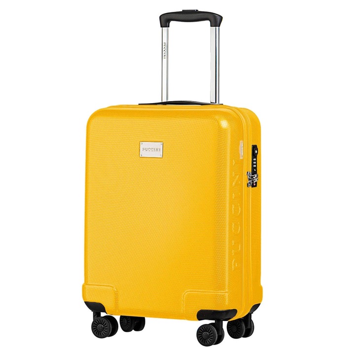 Troler Panama, Puccini, Policarbonat, 38.9 l, Galben