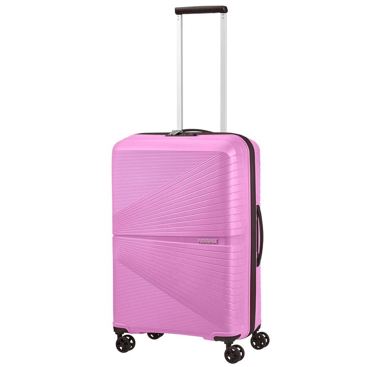Куфар на колелца, American Tourister, 67л, Розова