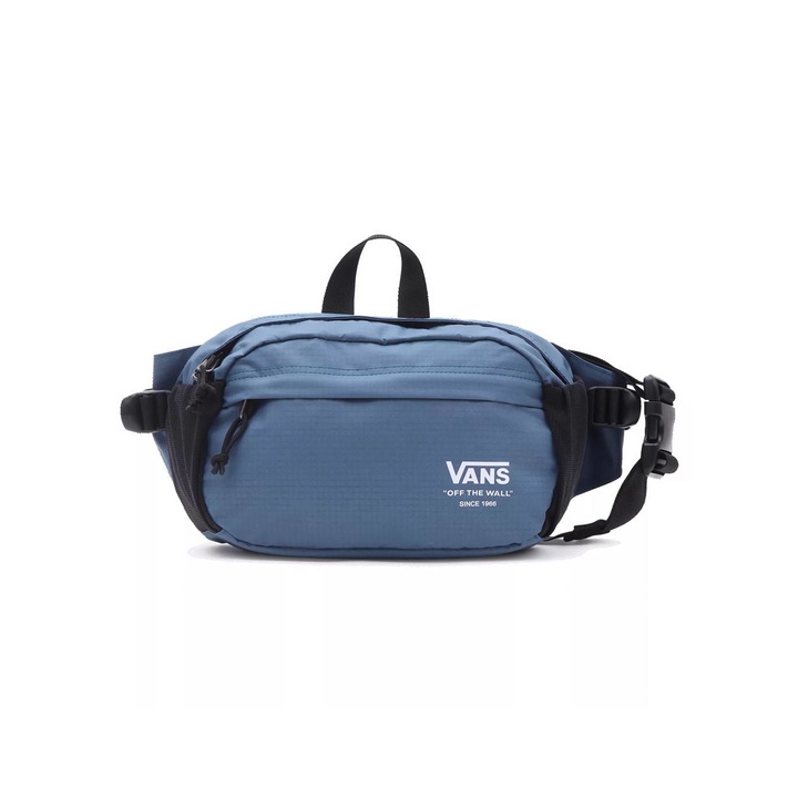 Vans Bounds Crossbody táska, 48,3x19,1x10,2cm, 10l, poliészter, kék/fekete
