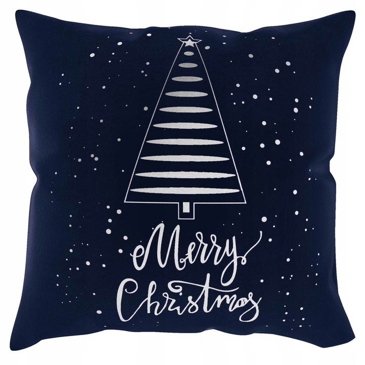 Feta de perna, Spod Igly, Poliester, 45 x 45 cm, Albastru/Argintiu