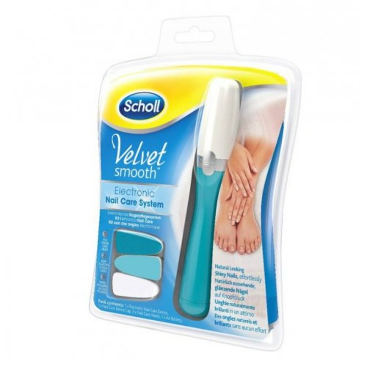Pila electrica Scholl Foot Care, Multicolor