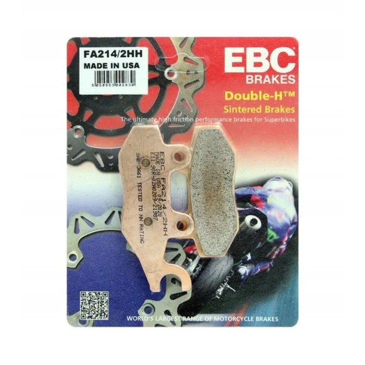 Комплект 2 накладки, EBC, За задни FA214/2HH