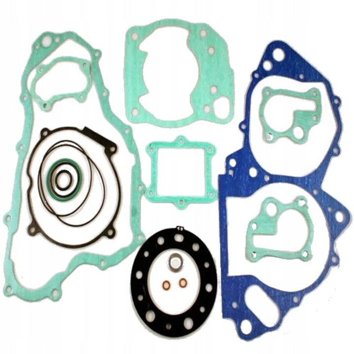 Tömítéskészlet, Honda CR 250-hez, Athena, zöld/fekete/kék