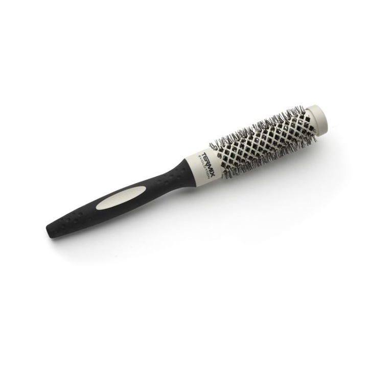 Perie de par, Termix, 23 mm, Negru/Alb