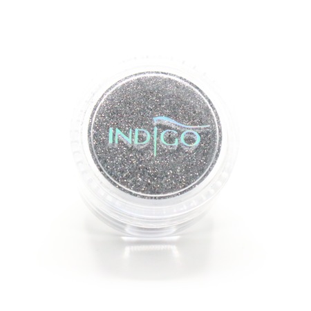 Блестяща пудра за нокти, Indigo, Lunatic - Silver, 0,5 g - eMAG.bg