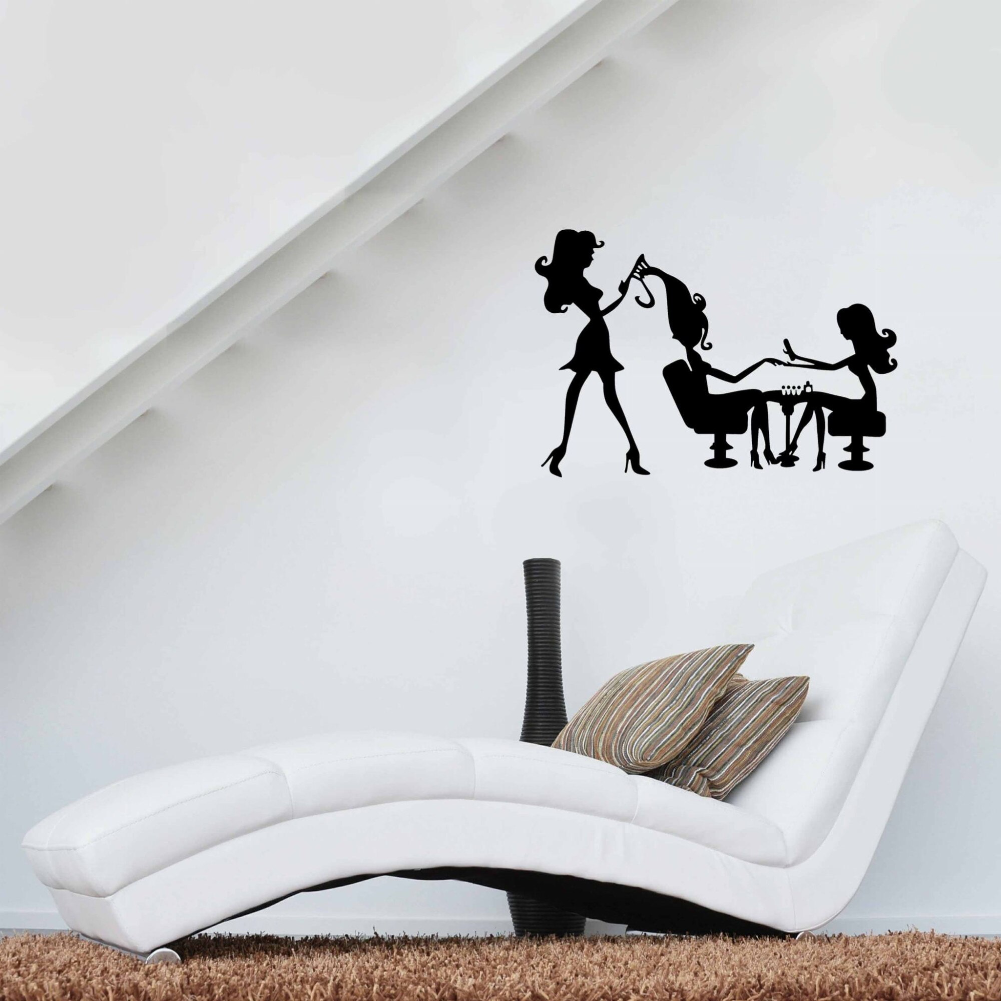 Sticker perete salon, Vanity, 43 x 62 cm, Negru - eMAG.ro