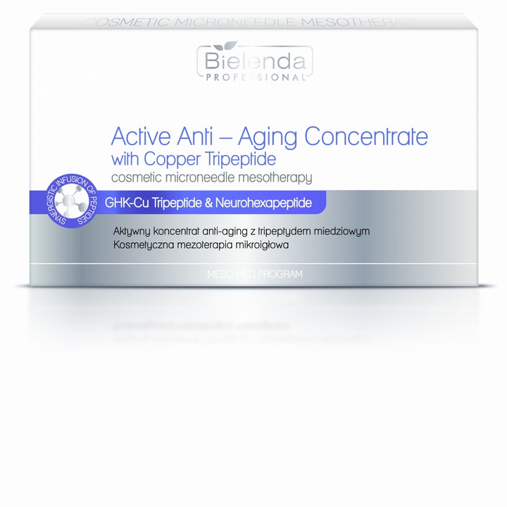 Крем за лице Bielenda, Meso Med, против стареене с меден трипептид, 10x3мл