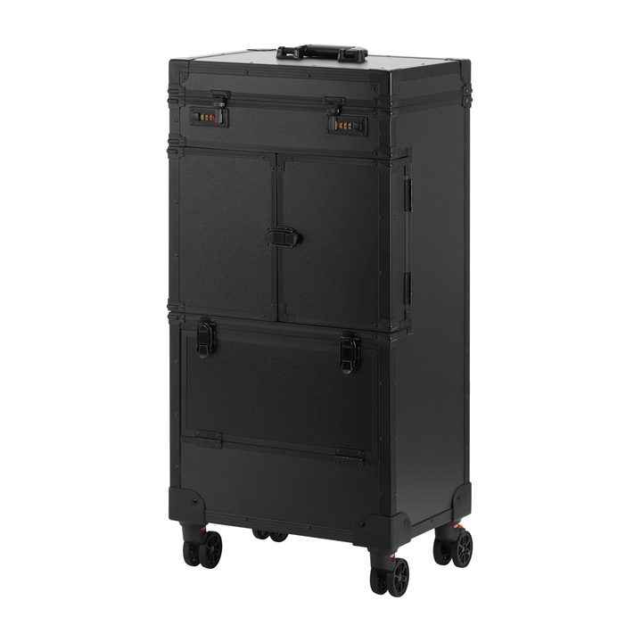 Organizator ustensile frizerie, Activeshop, Metal, 85 cm, Negru