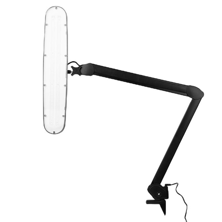 Лампа за работилница, Activeshop, LED, 12 W, 110-240 V, черна