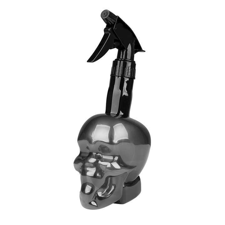 Pulverizator pentru coafor Skull, Activeshop, Plastic, 500 ml, Negru