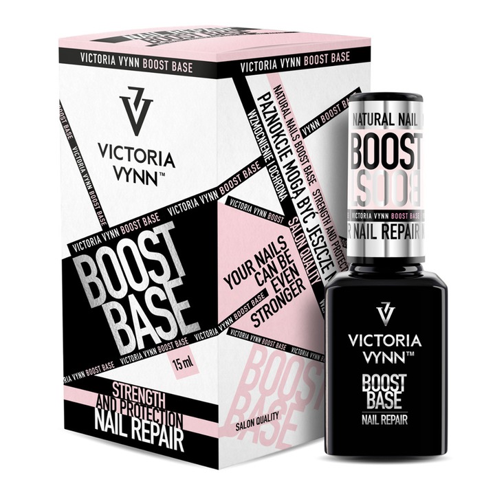 Base coat 2in1, Victoria VYNN, Roz, 15ml
