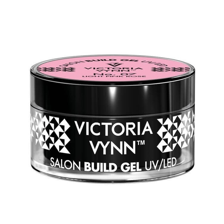 Gel UV/LED de constructie, Victoria Vynn, Nr. 07 - Trandafir roz deschis, 50 ml
