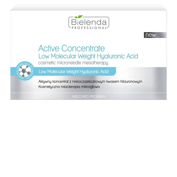 Хиалуронова киселина, Bielenda, 10 х 3 мл