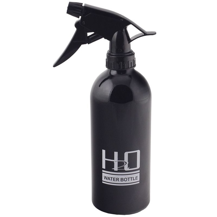 Permetező, Activeshop, Alumínium, 400 ml, Fekete