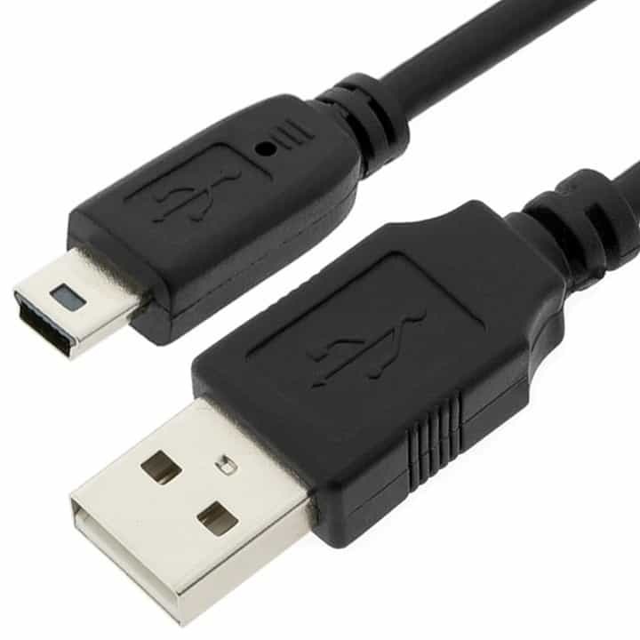 Cablu mini USB, 1 m, Negru