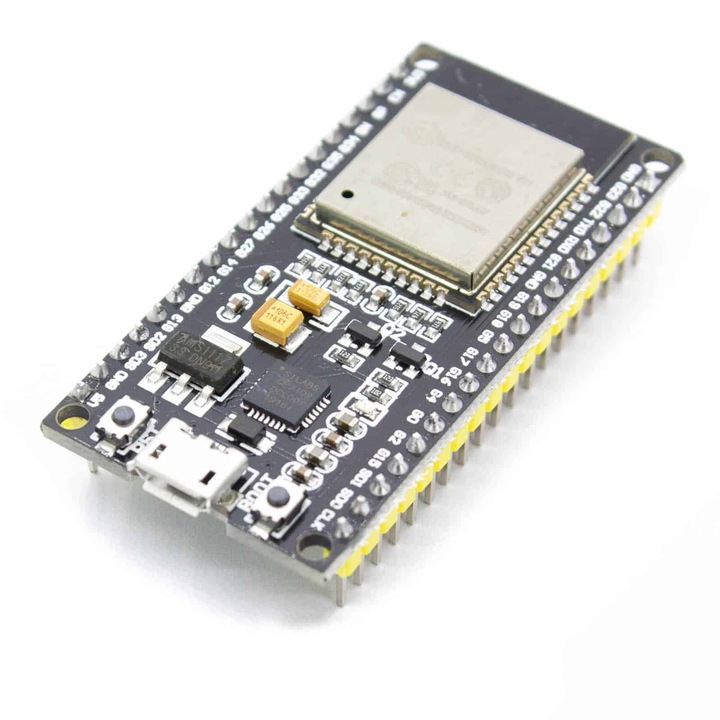 Placa ESP32, Cu ESP-WROOM-32, 38 pini, Cu cip CP2102, Multicolor