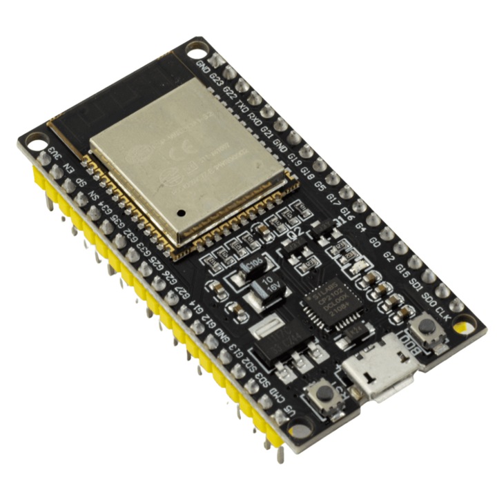 Placa ESP32, Cu ESP-WROOM-32, 38 pini, Cu cip CP2102, Multicolor