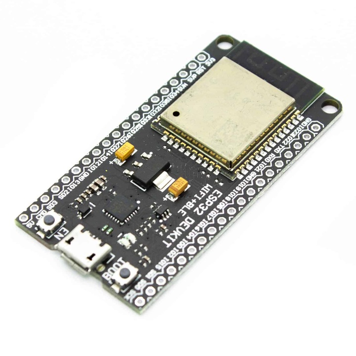 Платка ESP32, с ESP-WROOM-32 WiFi, BLE, 4.2, многоцветен