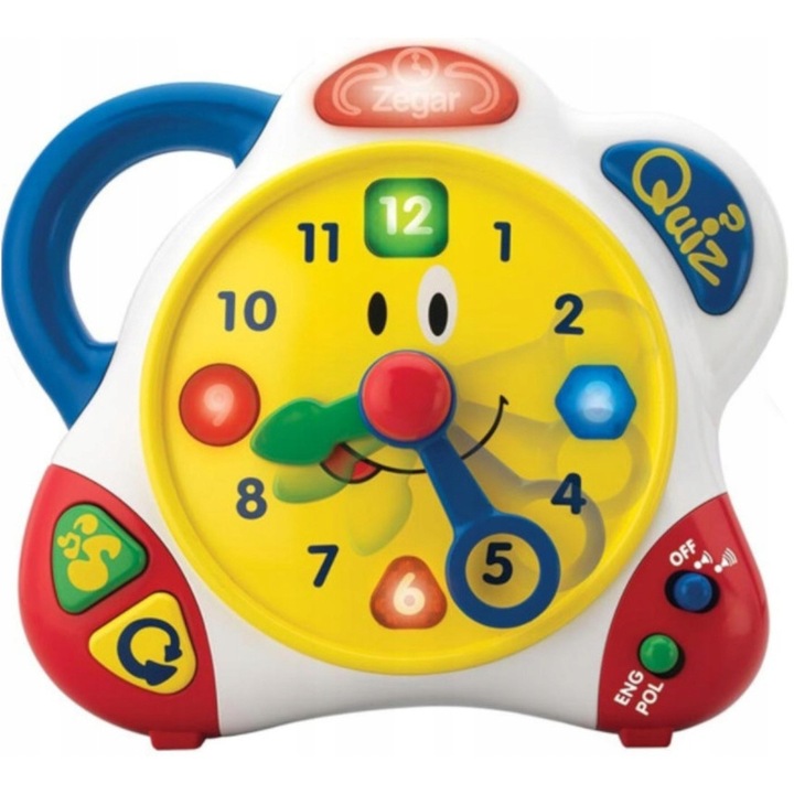 Образователен часовник за деца, Dumel, Multicolor