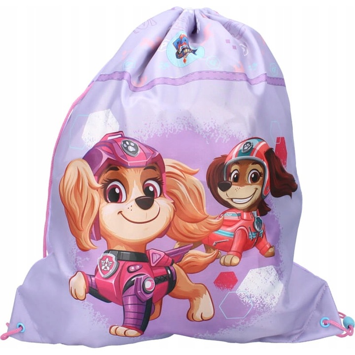 Geanta pentru pantofi, Vadobag, Paw Patrol, Poliester, Roz