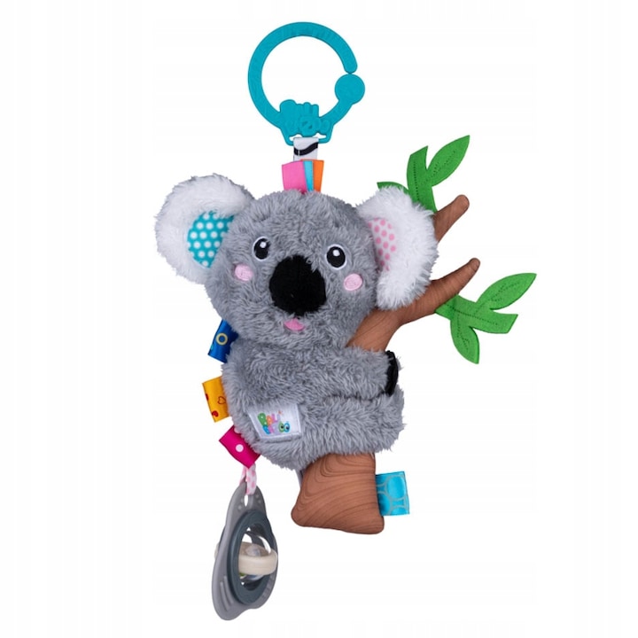 Jucarie zornaitoare copii, Dumel, 0 luni +, Urs koala gri