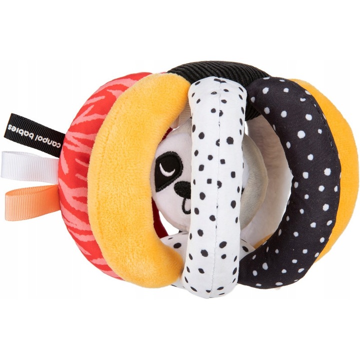 Сензорна играчка за бебета Canpol Babies Red/Black + 0-3 месеца