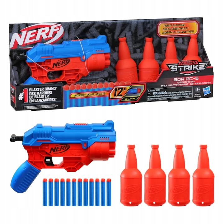 Играчка пистолет, Hasbro, червено/синьо