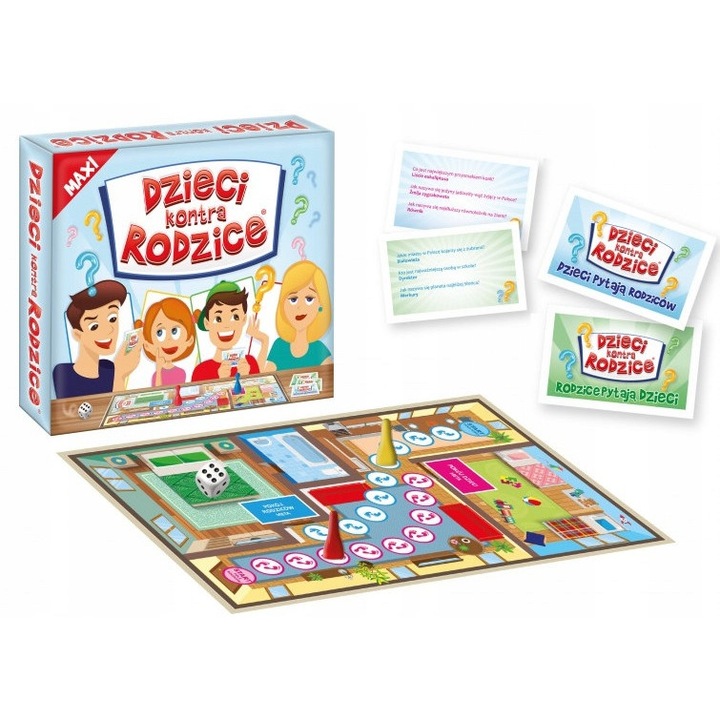 Kangur Maxi családi játék, Gyerekek vs Felnőttek