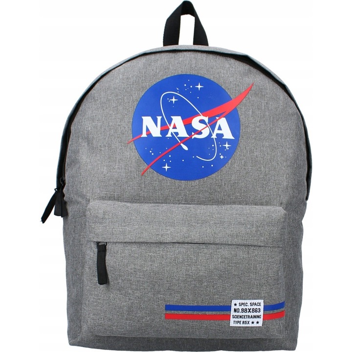 Rucsac NASA, Vadobag, Poliester, 30 x 43 x 14cm, Gri