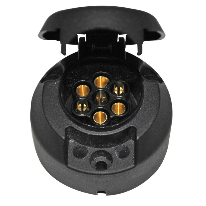 Букса за ремарке Plastimat, Пластмаса, Черна