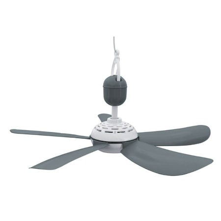 Ventilator tavan, 10W, 70cm, Gri