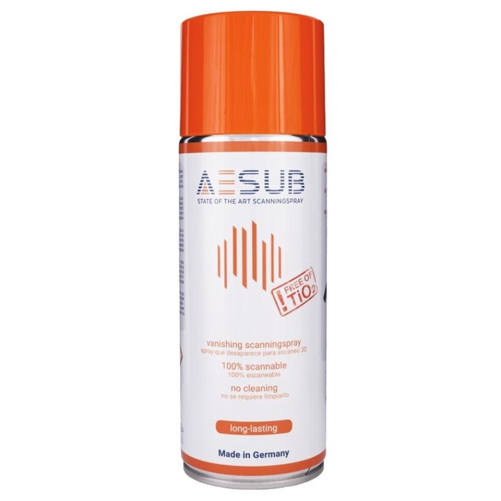 Set spray de scanare, Aesub, 400 ml, Alb/Portocaliu