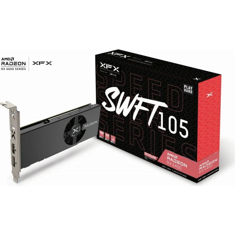Placa video XFX Radeon RX 6400 Speedster SWFT 105 4GB GDDR6 64-bit
