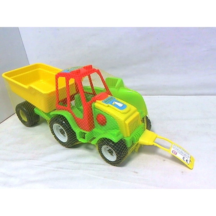 Traktor pótkocsival + lapáttal és gereblyével 381 50381