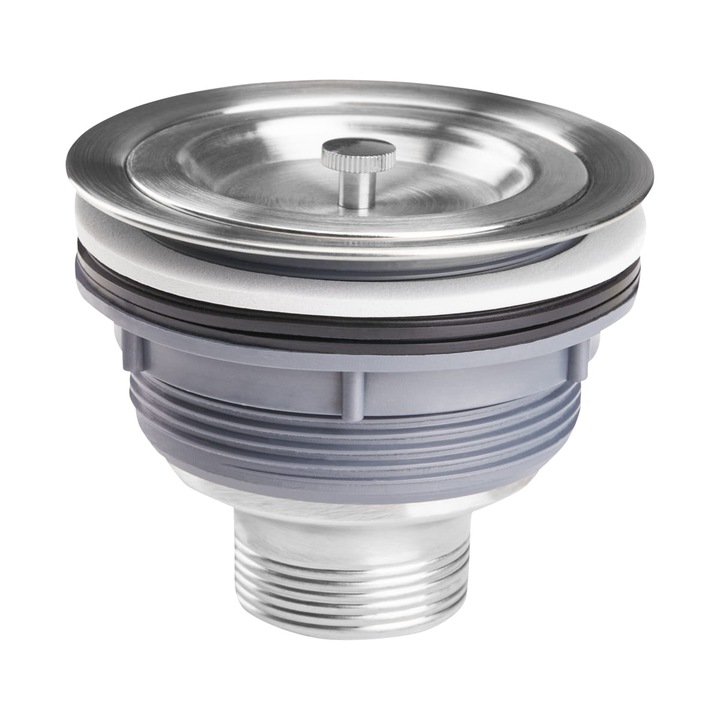 Scurgere cu sita pentru lavoar salon, Gabbiano, Metal, 11x9.5 cm