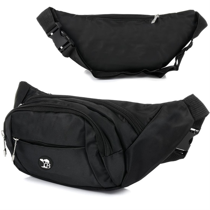 Водоустойчива чанта, Белтимор, Текстил, Черна