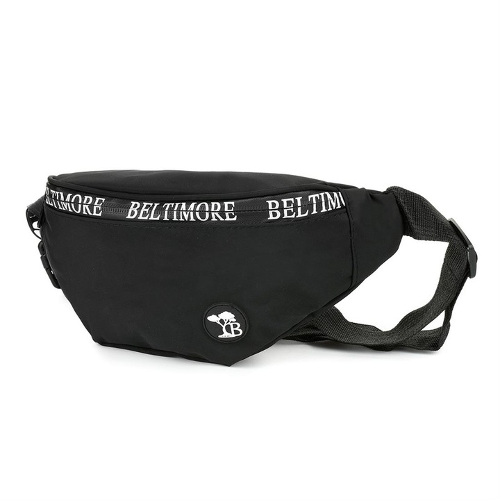 Мъжка водоустойчива чанта Baltimore Естествена кожа Черна