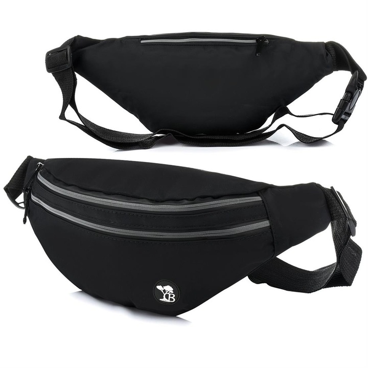 Мъжка чанта Baltimore, Естествена кожа, Водоустойчива, Черен