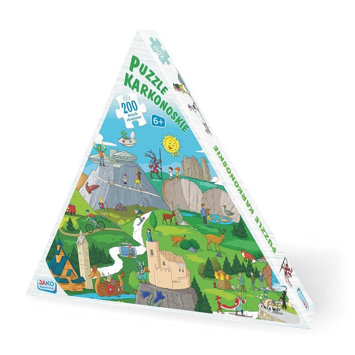 Puzzle, Wydawnictwo Jako, 200 db, Karton, Többszínű